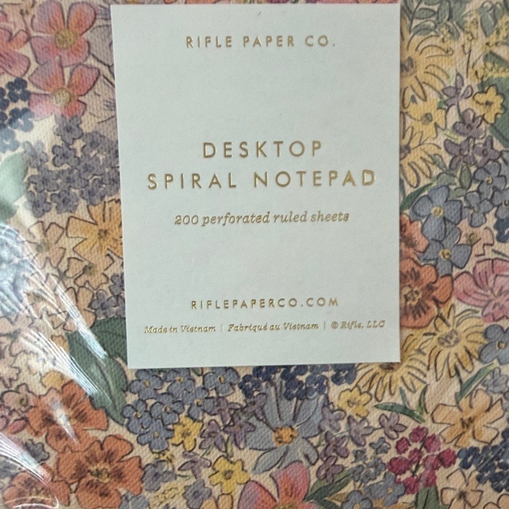 Rifle Paper Co. - Desktop Spiral Notepad - Mimi 200 pages - Picture 3 of 11